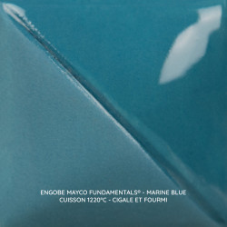 
  ENGOBE MAYCO FUNDAMENTALS - MARINE BLUE - 59 ml - Engobe liquide MAYCO FUNDAMENTALS® UNDERGLAZES 1000°C - 1280°C - Cigale et Fourmi