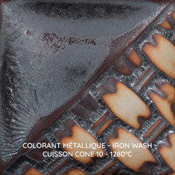 
  COLORANT METALLIQUE MAYCO - IRON WASH - 118 ml - Colorants métalliques Mayco Washes - Cigale et Fourmi