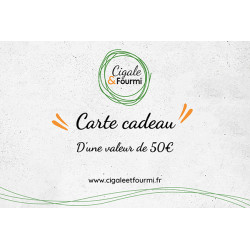 CARTE CADEAU D'UNE VALEUR DE 50€