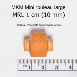 
  MINI ROULEAU A POIGNEE 1 CM - SINGLE ROPE - Outils pour décorer l'argile - Cigale et Fourmi