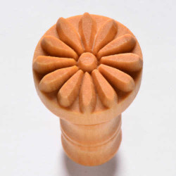 TAMPON ROND 2,5 CM - FLOWER 2