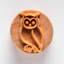 TAMPON ROND 4 CM - OWL