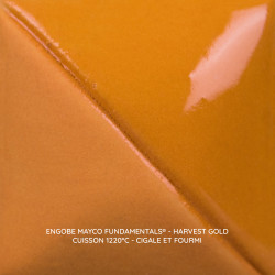 
  ENGOBE MAYCO FUNDAMENTALS - HARVEST GOLD - 473 ml - Engobe liquide MAYCO FUNDAMENTALS® UNDERGLAZES 1000°C - 1280°C - Cigale et Fourmi