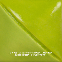 
  ENGOBE MAYCO FUNDAMENTALS - LIME GREEN - 59 ml - Engobe liquide MAYCO FUNDAMENTALS® UNDERGLAZES 1000°C - 1280°C - Cigale et Fourmi
