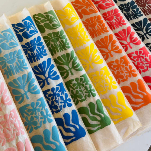 Papier Transfert Vintage Fleurs Et Feuilles - 24 Feuilles, 4 Motifs Bleus, Pour Pâte Polymère Et Céramique