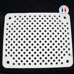 PLAQUE PERFOREE RECTANGULAIRE  - 1300°C - 450 x 365 x 15