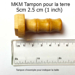 TAMPON ROND 2,5 CM - TURTLE