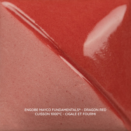 
  ENGOBE MAYCO FUNDAMENTALS - DRAGON RED - 118 ml - Engobe liquide MAYCO FUNDAMENTALS® UNDERGLAZES 1000°C - 1280°C - Cigale et Fourmi