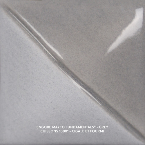
  ENGOBE MAYCO FUNDAMENTALS - GREY - 118 ml - Engobe liquide MAYCO FUNDAMENTALS® UNDERGLAZES 1000°C - 1280°C - Cigale et Fourmi