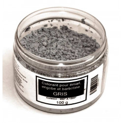 COLORANT GRIS EMAUX & BARBOTINE - 100g
