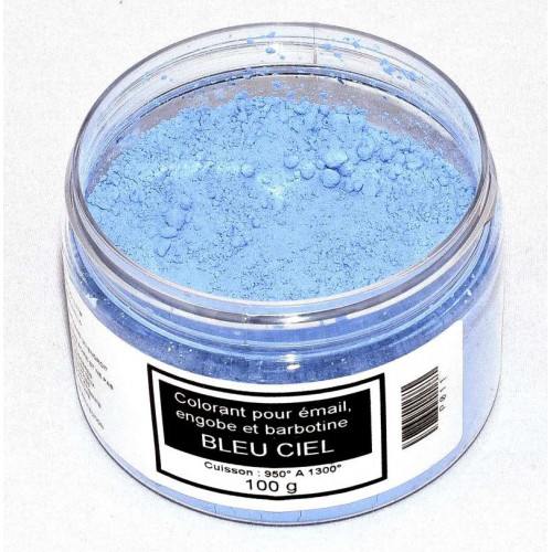 
  Colorant bleu ciel émaux & barbotine - 100g - Colorants de masse - Cigale et Fourmi