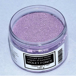 COLORANT VIOLET FONCE EMAUX & BARBOTINE - 100g