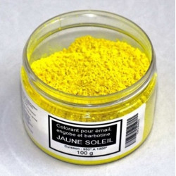
  Colorant jaune soleil émaux & barbotine - 100g - Colorants de masse - Cigale et Fourmi