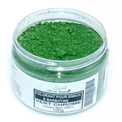 COLORANT VERT CHROME EMAUX & BARBOTINE - 100g