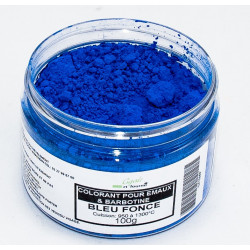 COLORANT BLEU FONCE EMAUX & BARBOTINE - 100g