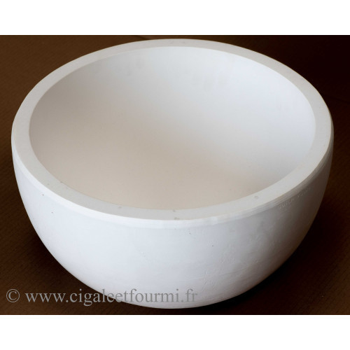 
  MOULE EN PLATRE SPHERE DE 35 CM - moule pour ceramique - Cigale et Fourmi
  